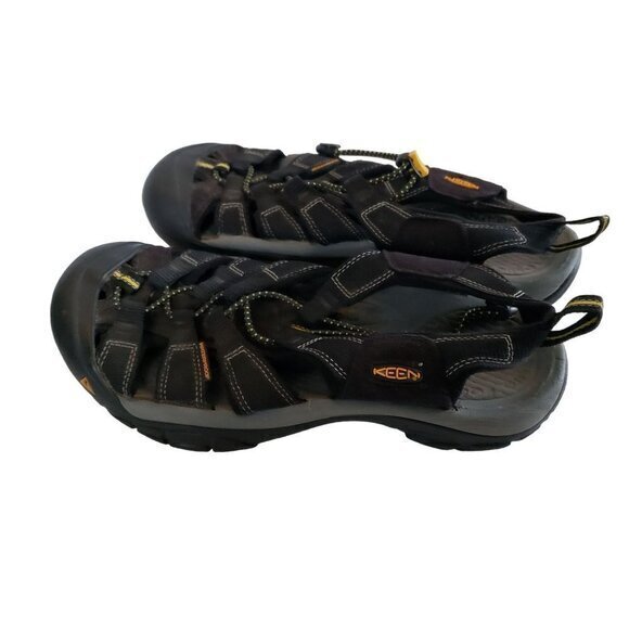 Keen Black and Gray Adventure Sandals main image 9